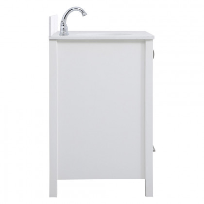 Elegant Bathroom Vanity - White (VF18832WH-BS)