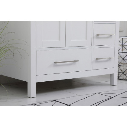 Elegant Bathroom Vanity - White (VF18832WH-BS)