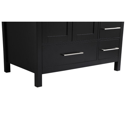 Elegant Bathroom Vanity - Black (VF18836BK-BS)