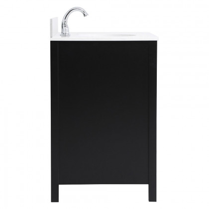 Elegant Bathroom Vanity - Black (VF18836BK-BS)