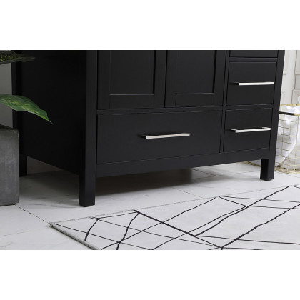 Elegant Bathroom Vanity - Black (VF18836BK-BS)