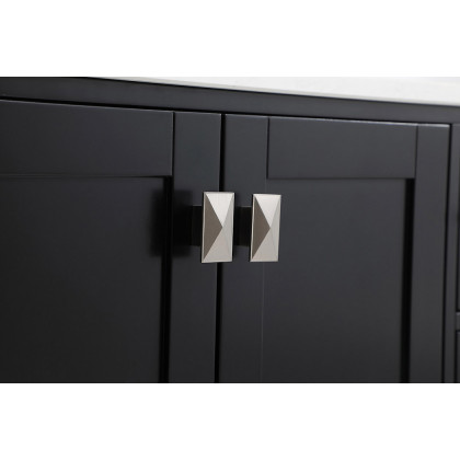 Elegant Bathroom Vanity - Black (VF18836BK-BS)