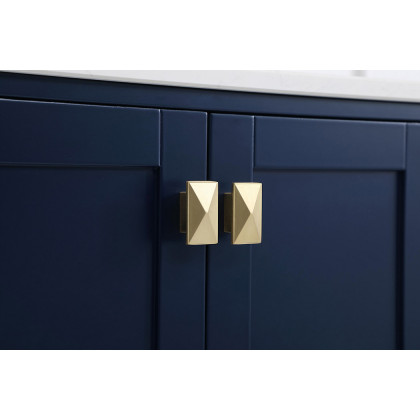 Elegant Bathroom Vanity - Blue (VF18836BL-BS)