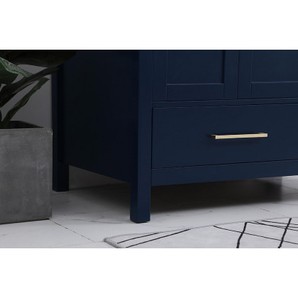 Elegant Bathroom Vanity - Blue (VF18836BL-BS)