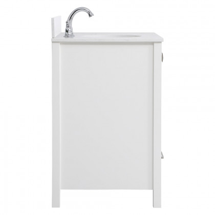 Elegant Bathroom Vanity - White (VF18836WH-BS)