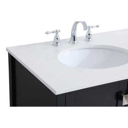 Elegant Bathroom Vanity - Black (VF18842BK)