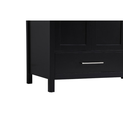 Elegant Bathroom Vanity - Black (VF18842BK)