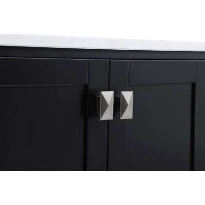Elegant Bathroom Vanity - Black (VF18842BK)
