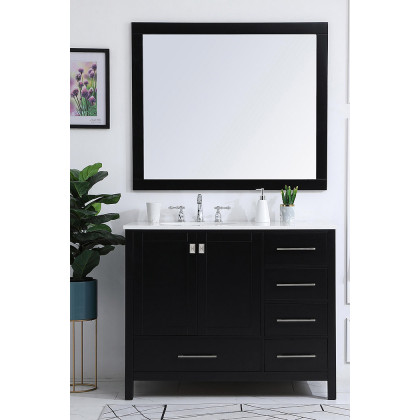 Elegant Bathroom Vanity - Black (VF18842BK)