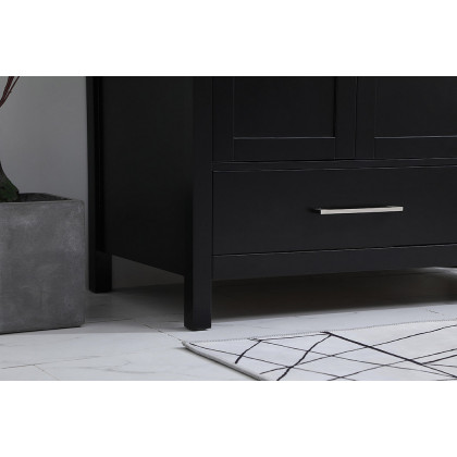 Elegant Bathroom Vanity - Black (VF18842BK)