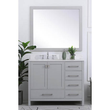 Elegant Bathroom Vanity - Gray (VF18842GR-BS)