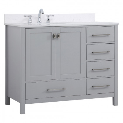 Elegant Bathroom Vanity - Gray (VF18842GR-BS)