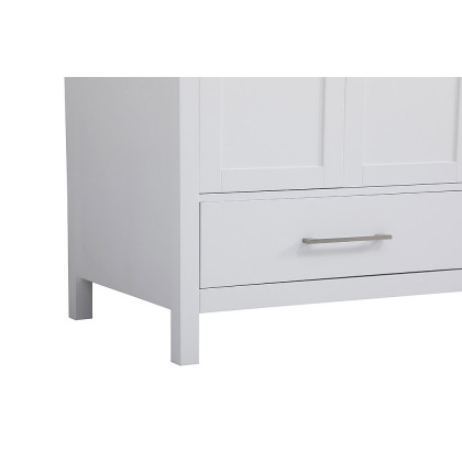 Elegant Bathroom Vanity - White (VF18842WH)