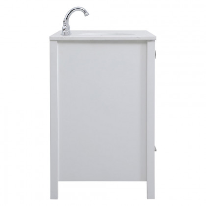 Elegant Bathroom Vanity - White (VF18842WH)
