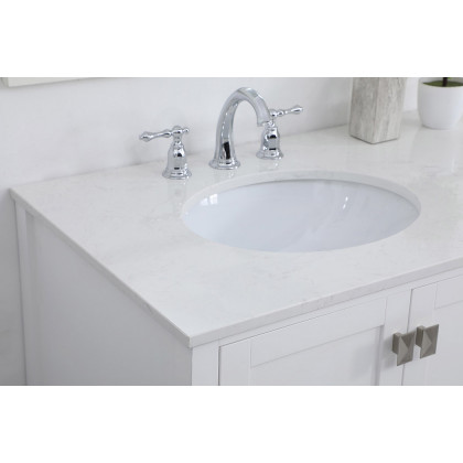 Elegant Bathroom Vanity - White (VF18842WH)