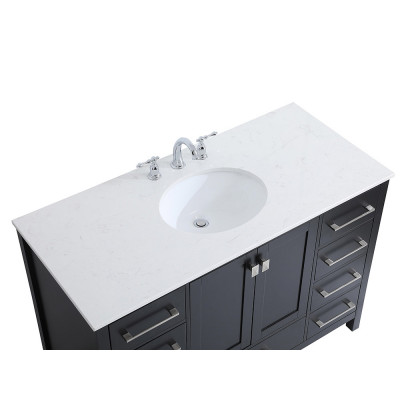 Elegant Bathroom Vanity - Black (VF18848BK)