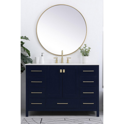 Elegant Bathroom Vanity - Blue (VF18848BL)
