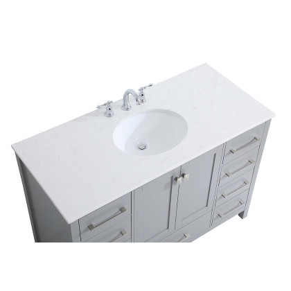 Elegant Bathroom Vanity - Gray (VF18848GR)