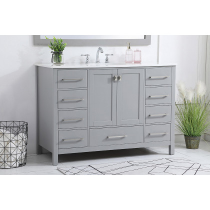 Elegant Bathroom Vanity - Gray (VF18848GR)