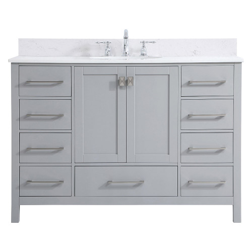 Elegant Bathroom Vanity - Gray (VF18848GR-BS)