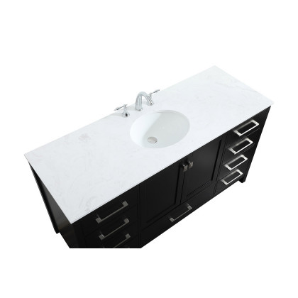 Elegant Bathroom Vanity - Black (VF18860BK)