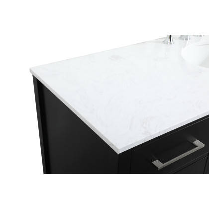 Elegant Bathroom Vanity - Black (VF18860BK)