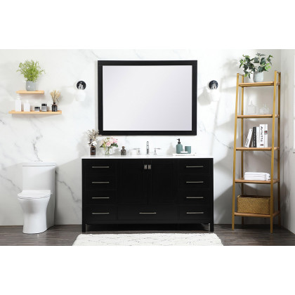Elegant Bathroom Vanity - Black (VF18860BK)