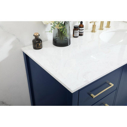 Elegant Bathroom Vanity - Blue (VF18860BL)