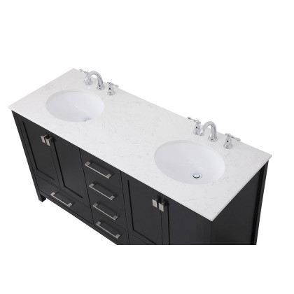 Elegant Bathroom Vanity - Black (VF18860DBK)