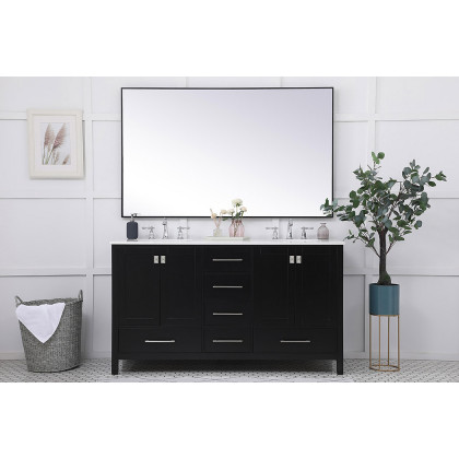 Elegant Bathroom Vanity - Black (VF18860DBK)