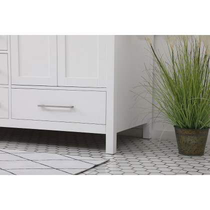 Elegant Bathroom Vanity - White (VF18860DWH)