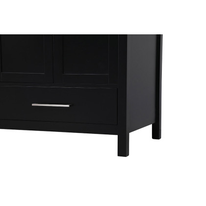 Elegant Bathroom Vanity - Black (VF18872DBK)