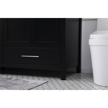 Elegant Bathroom Vanity - Black (VF18872DBK)