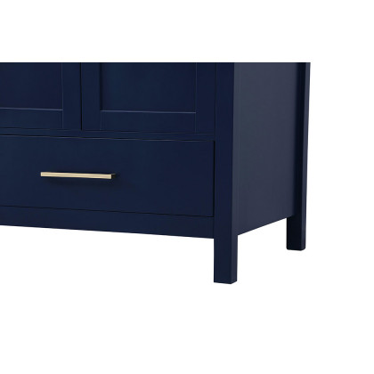 Elegant Bathroom Vanity - Blue (VF18872DBL)