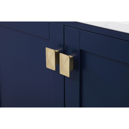 Elegant Bathroom Vanity - Blue (VF18872DBL)