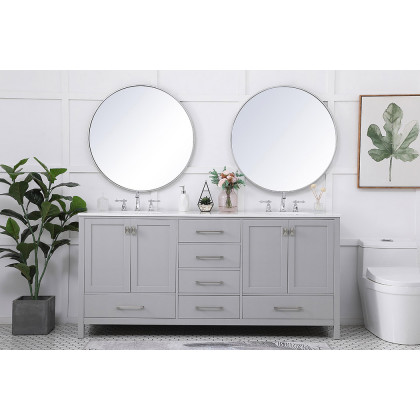 Elegant Bathroom Vanity - Gray (VF18872DGR)