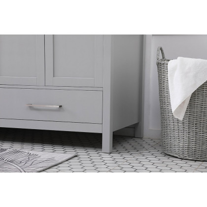 Elegant Bathroom Vanity - Gray (VF18872DGR)