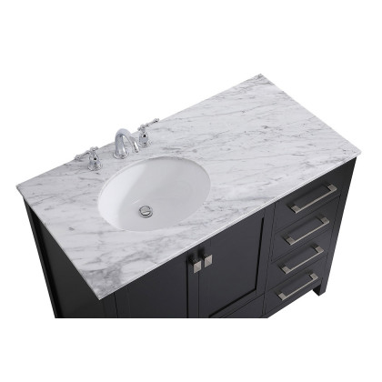 Elegant Bathroom Vanity - Black, L 42" (VF18942BK)