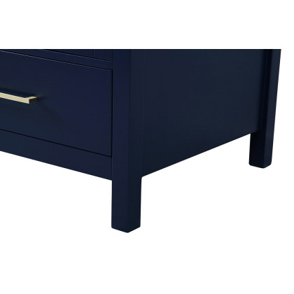 Elegant Bathroom Vanity - Blue, L 60" (VF18960DBL)