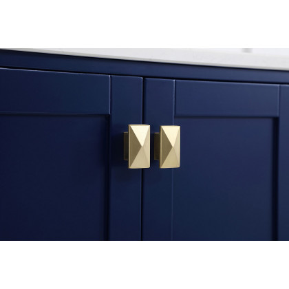 Elegant Bathroom Vanity - Blue, L 60" (VF18960DBL)