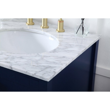Elegant Bathroom Vanity - Blue, L 60" (VF18960DBL)