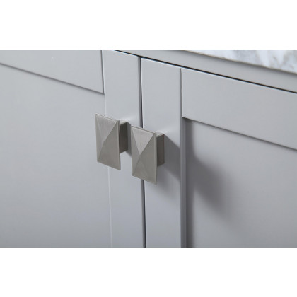 Elegant Bathroom Vanity - Gray, L 72" (VF18972DGR)