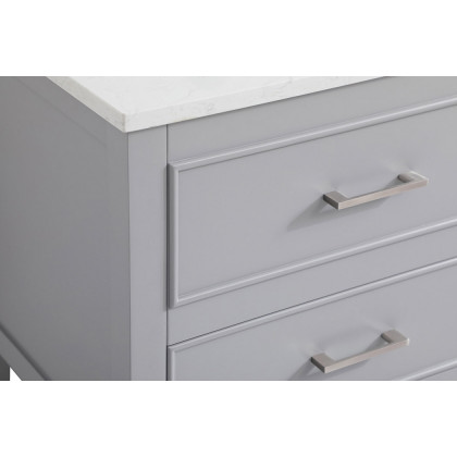 Elegant Bathroom Vanity - Gray, L 24" (VF19024GR)