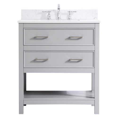 Elegant Bathroom Vanity - Gray (VF19030GR-BS)