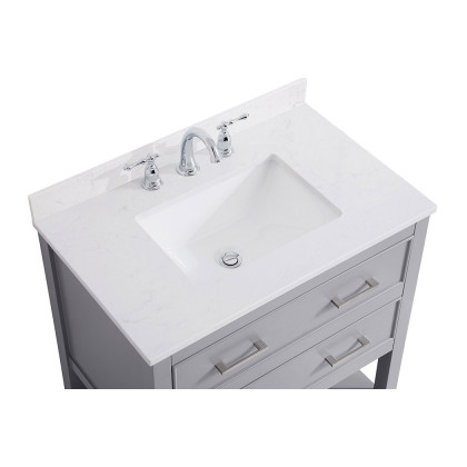 Elegant Bathroom Vanity - Gray (VF19030GR-BS)
