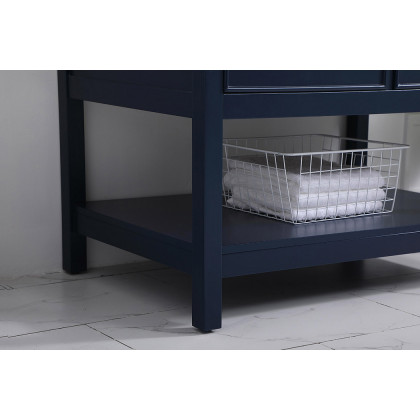 Elegant Bathroom Vanity - Blue (VF19036BL-BS)