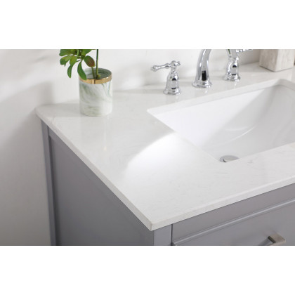 Elegant Bathroom Vanity - Gray (VF19036GR)