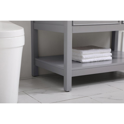 Elegant Bathroom Vanity - Gray (VF19036GR)