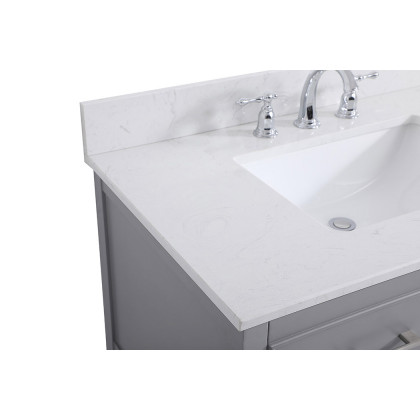 Elegant Bathroom Vanity - Gray (VF19036GR-BS)