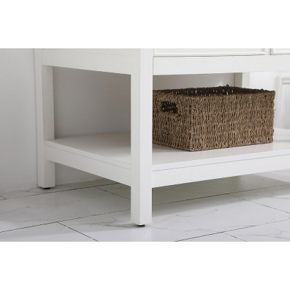 Elegant Bathroom Vanity - White (VF19036WH-BS)